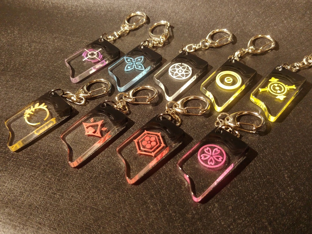 【ブルーアーカイブ】煌めくヘイローキーホルダー ver.シュン