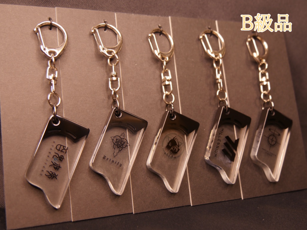 【ブルーアーカイブ】校章キーホルダー