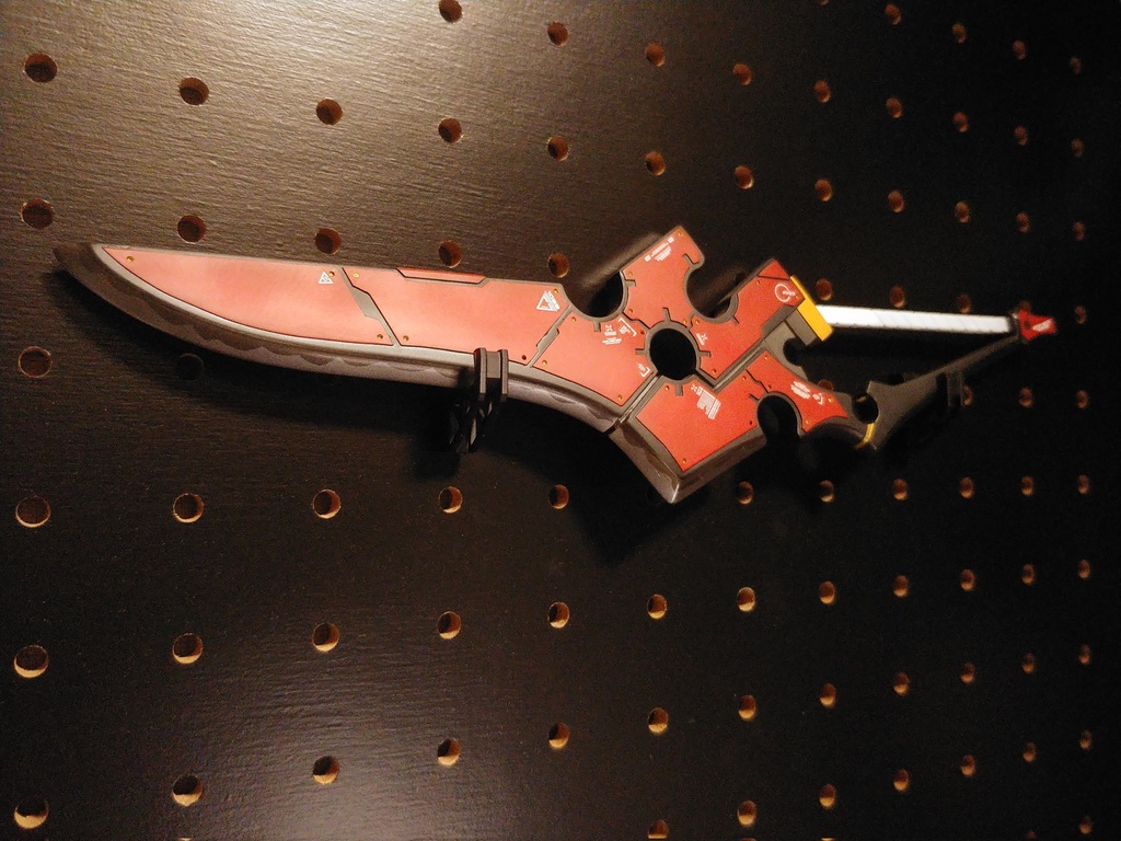 有孔ボード用武器ラック(20個入り)