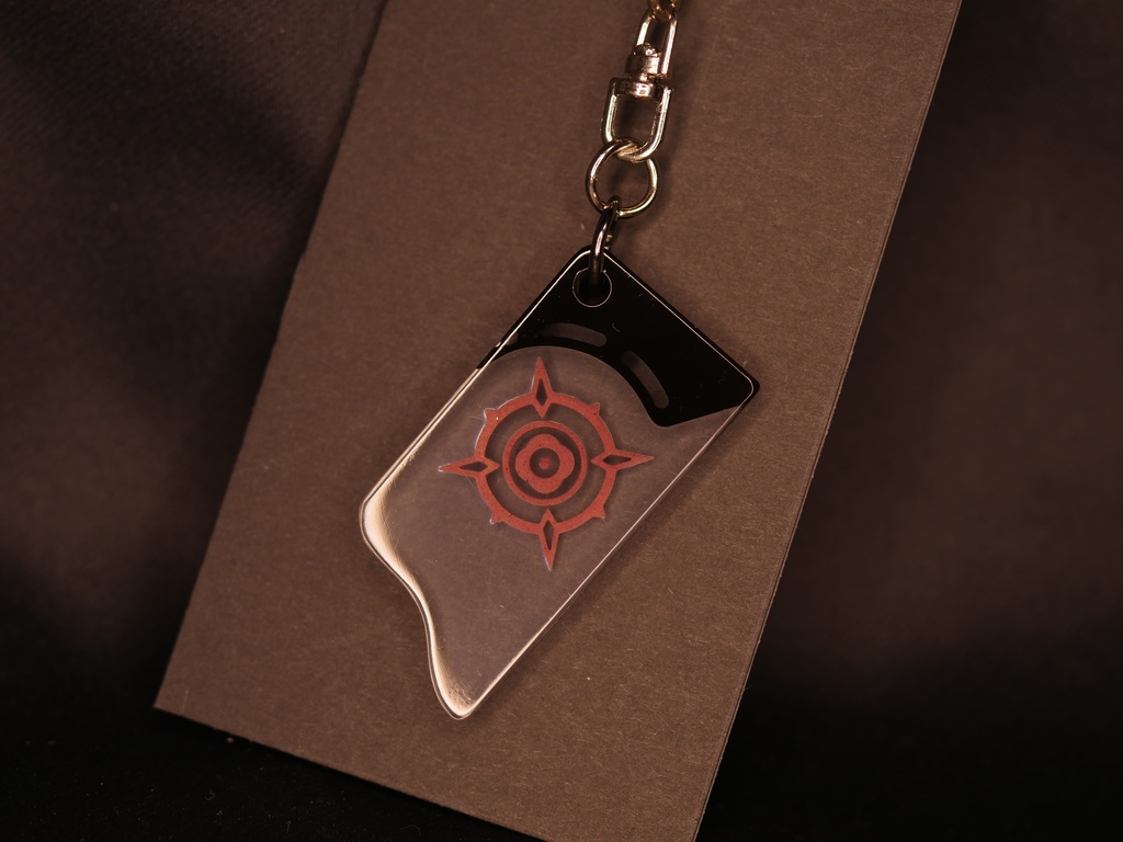 【ブルーアーカイブ】煌めくヘイローキーホルダー ver.ムツキ