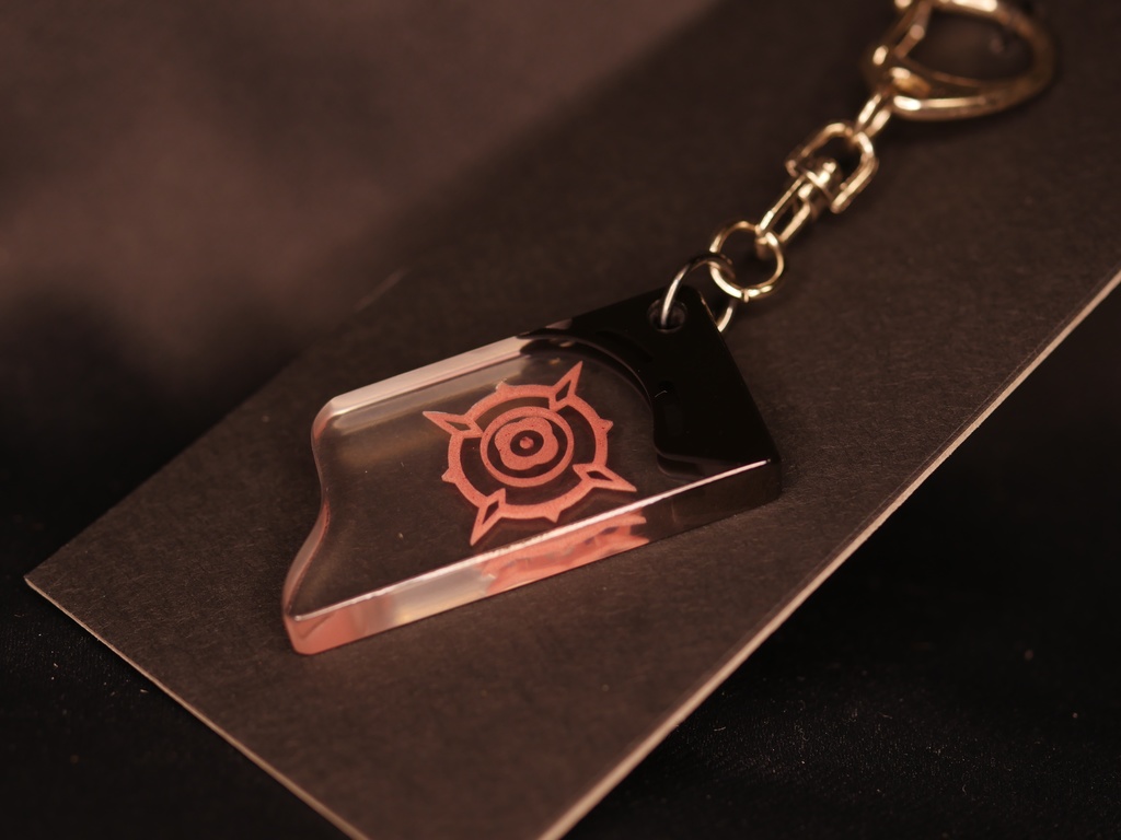 【ブルーアーカイブ】煌めくヘイローキーホルダー ver.ムツキ