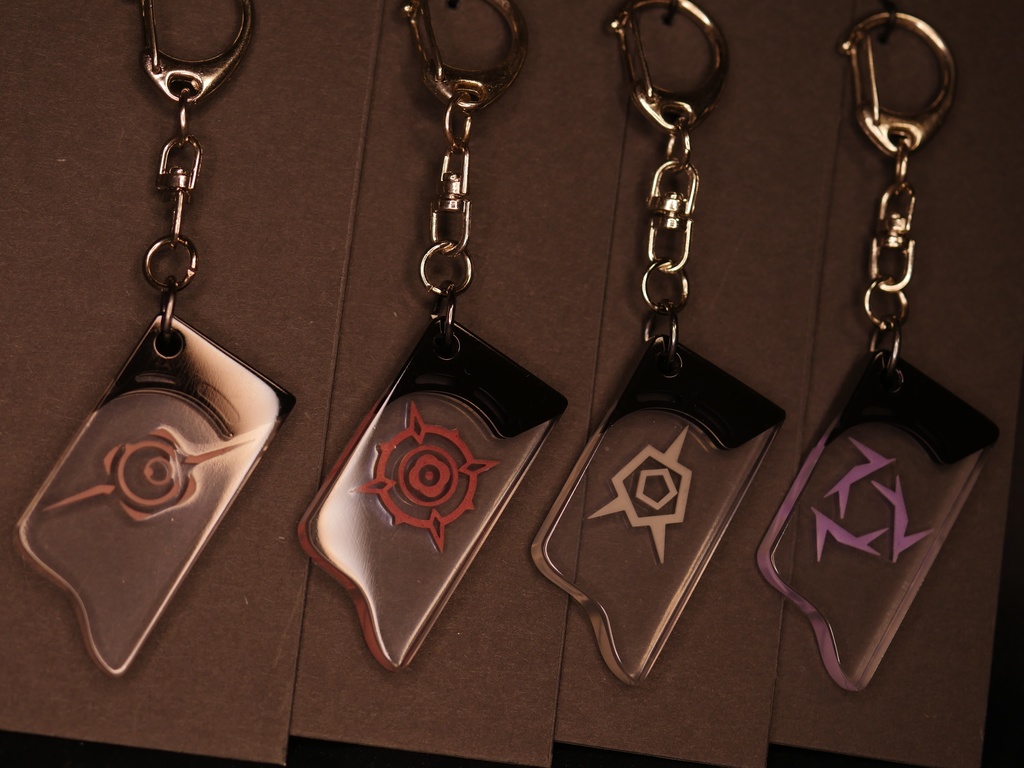 【ブルーアーカイブ】煌めくヘイローキーホルダー ver.ムツキ