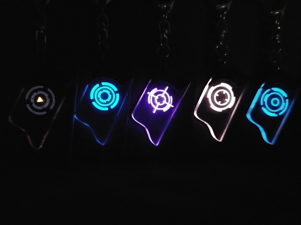 【ブルーアーカイブ】煌めくヘイローキーホルダー ver.アスナ