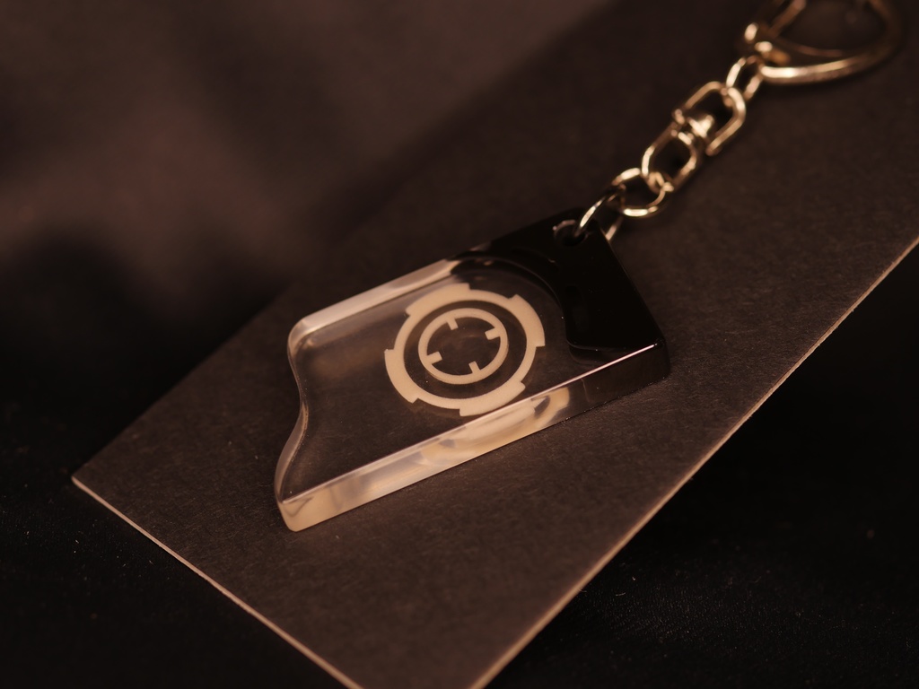 【ブルーアーカイブ】煌めくヘイローキーホルダー ver.アカネ