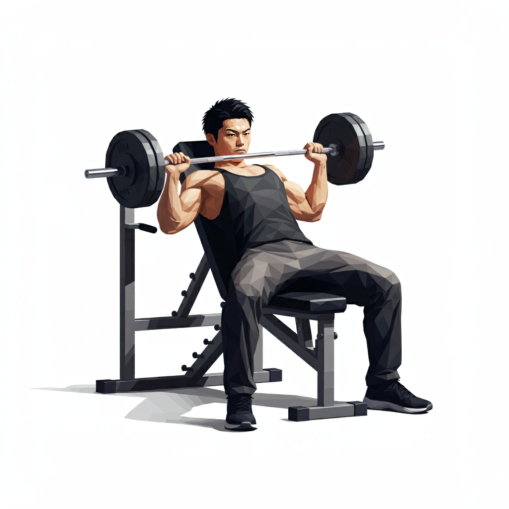 筋トレ男子 イラスト(955797)