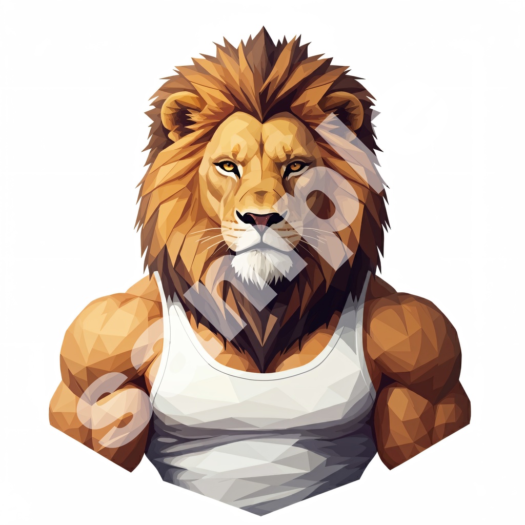 マッチョ動物 イラスト(564437)