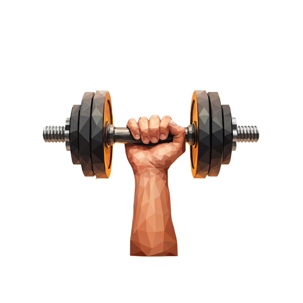 ダンベル イラスト(072407)
