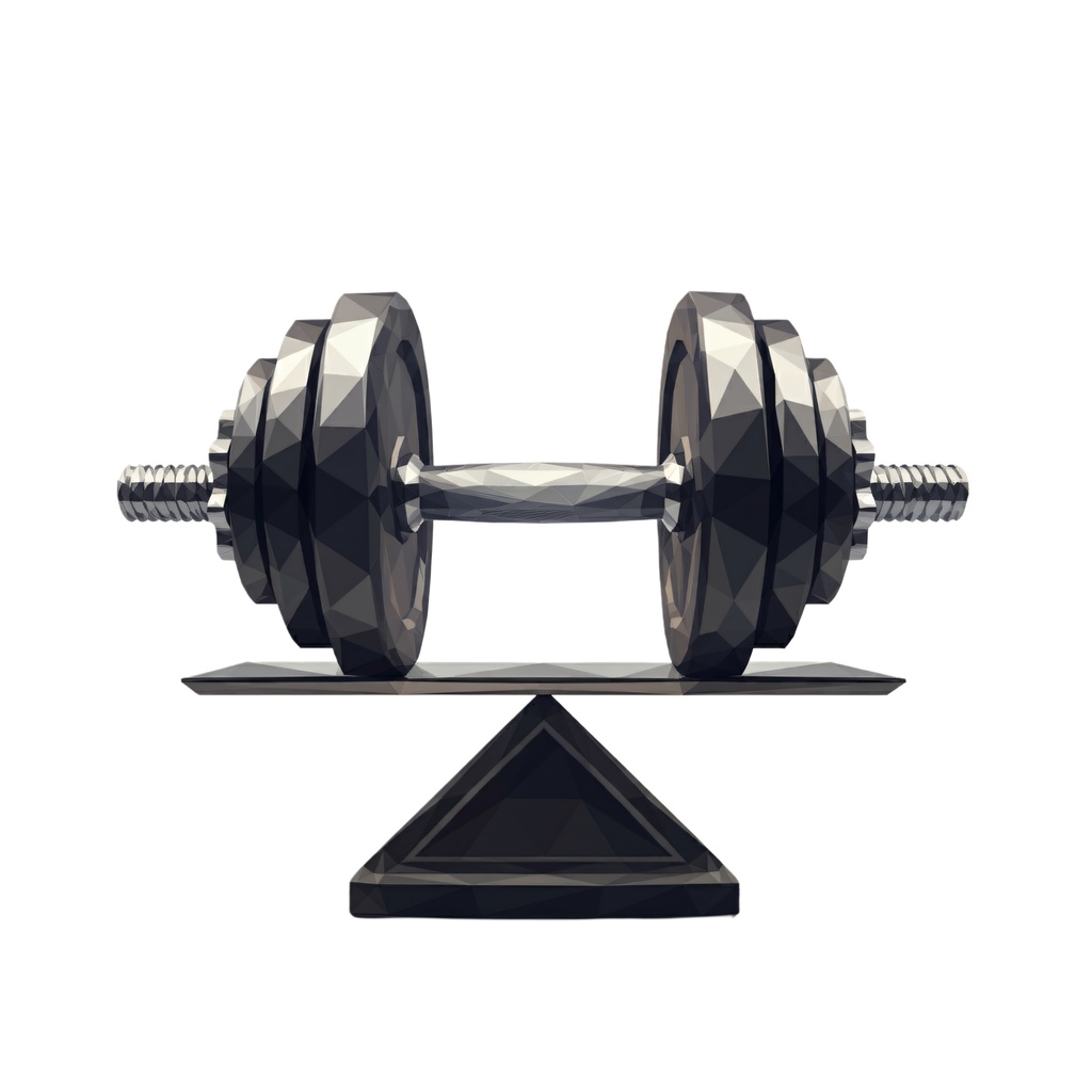 ダンベル イラスト(072407)