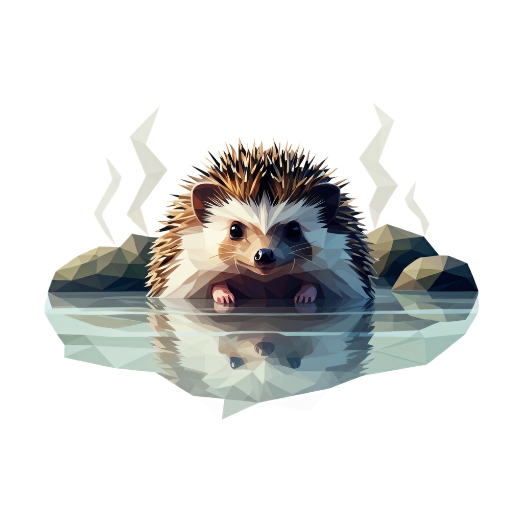 温泉動物 イラスト(975767)