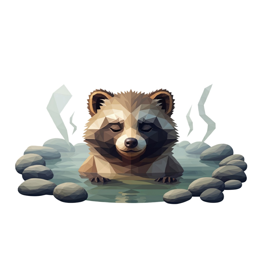 温泉動物 イラスト(975767)