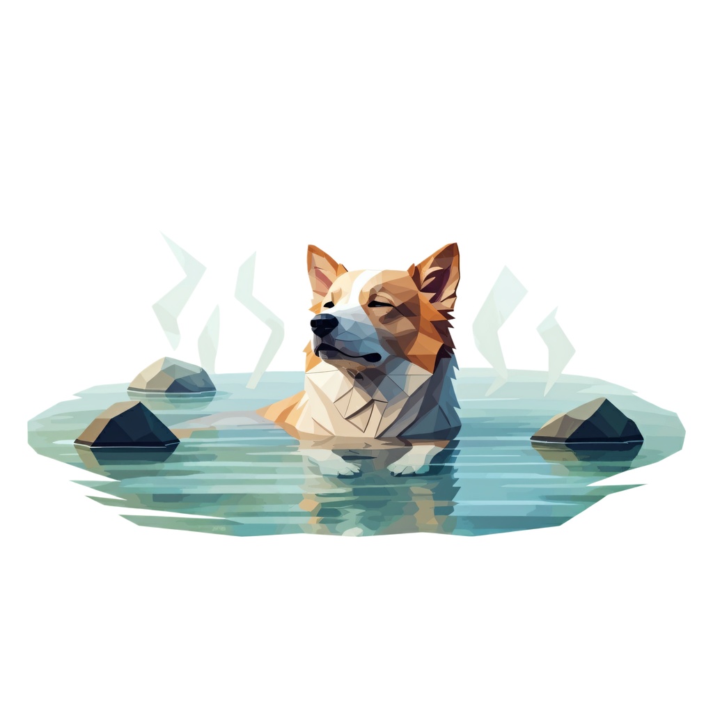 温泉動物2 イラスト(971167)