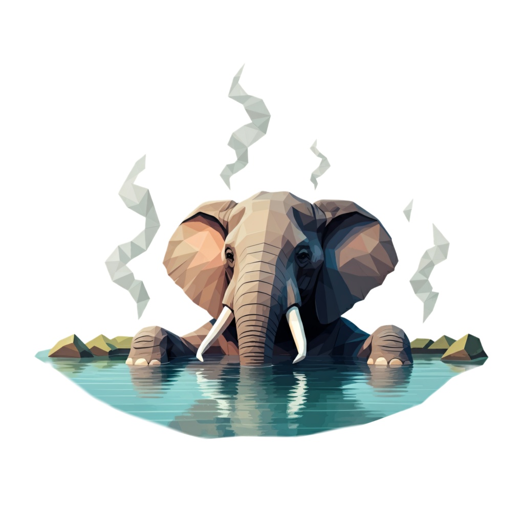 温泉動物3 イラスト(156482)