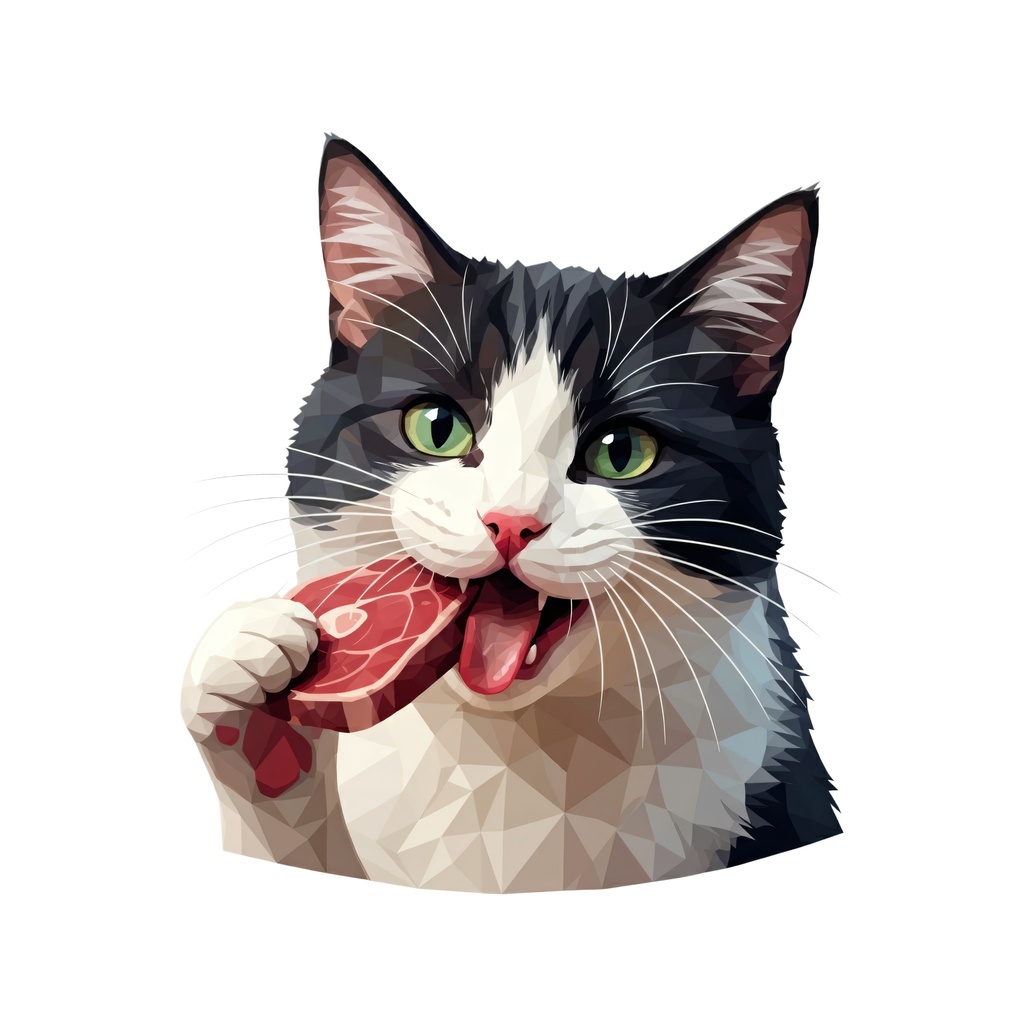 猫と食 イラスト(348484)