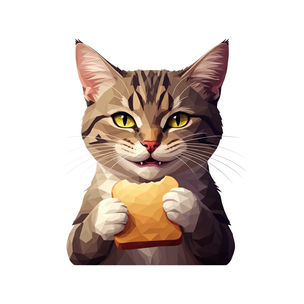 猫と食 イラスト(348484)