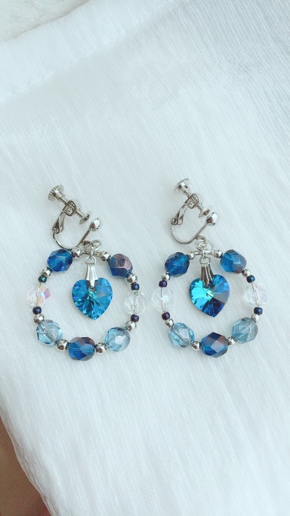 離そばカラーイヤリング