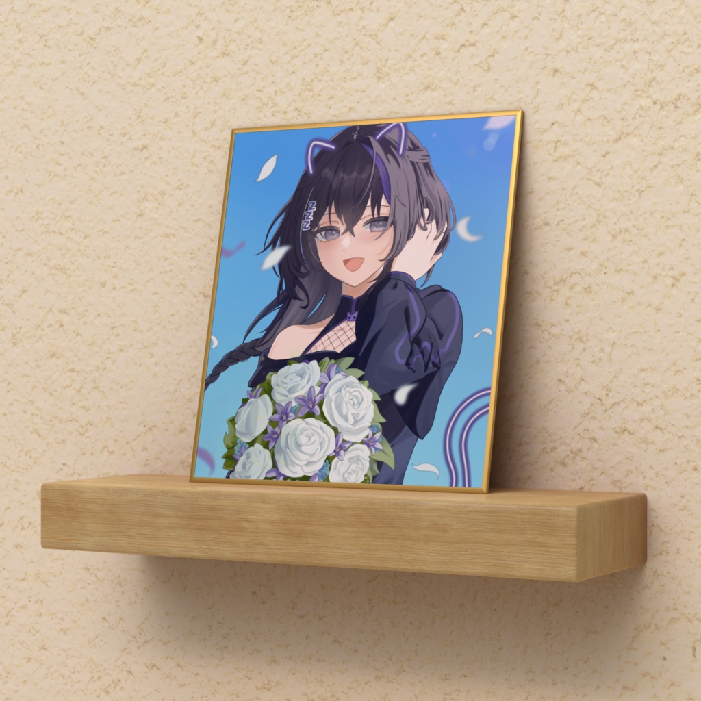 眠子はんな 2025誕生日記念ミニ色紙