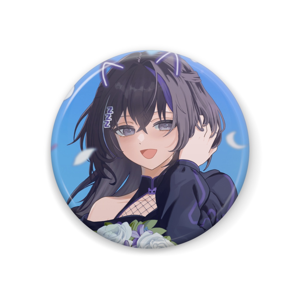 眠子はんな 2025誕生日記念缶バッジ