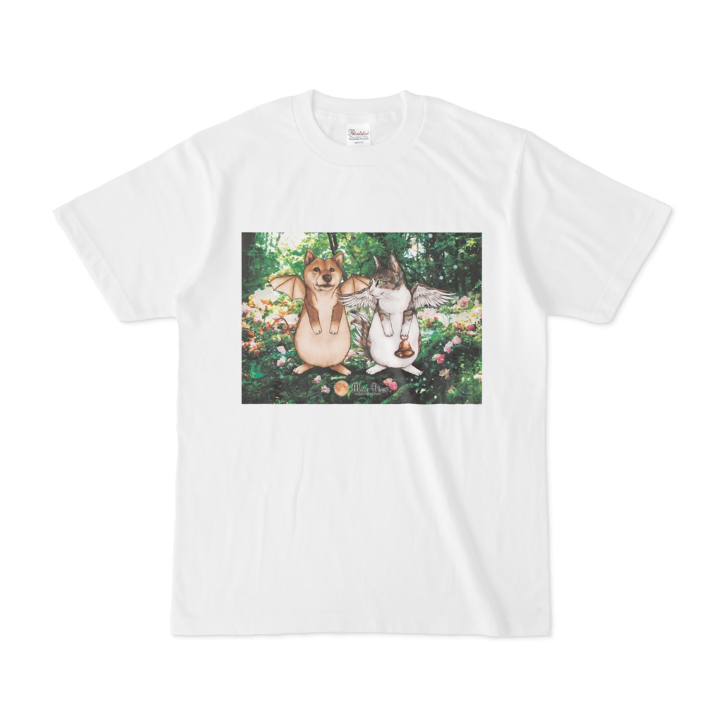 【Tシャツ】犬蝙蝠と猫鶏鐘