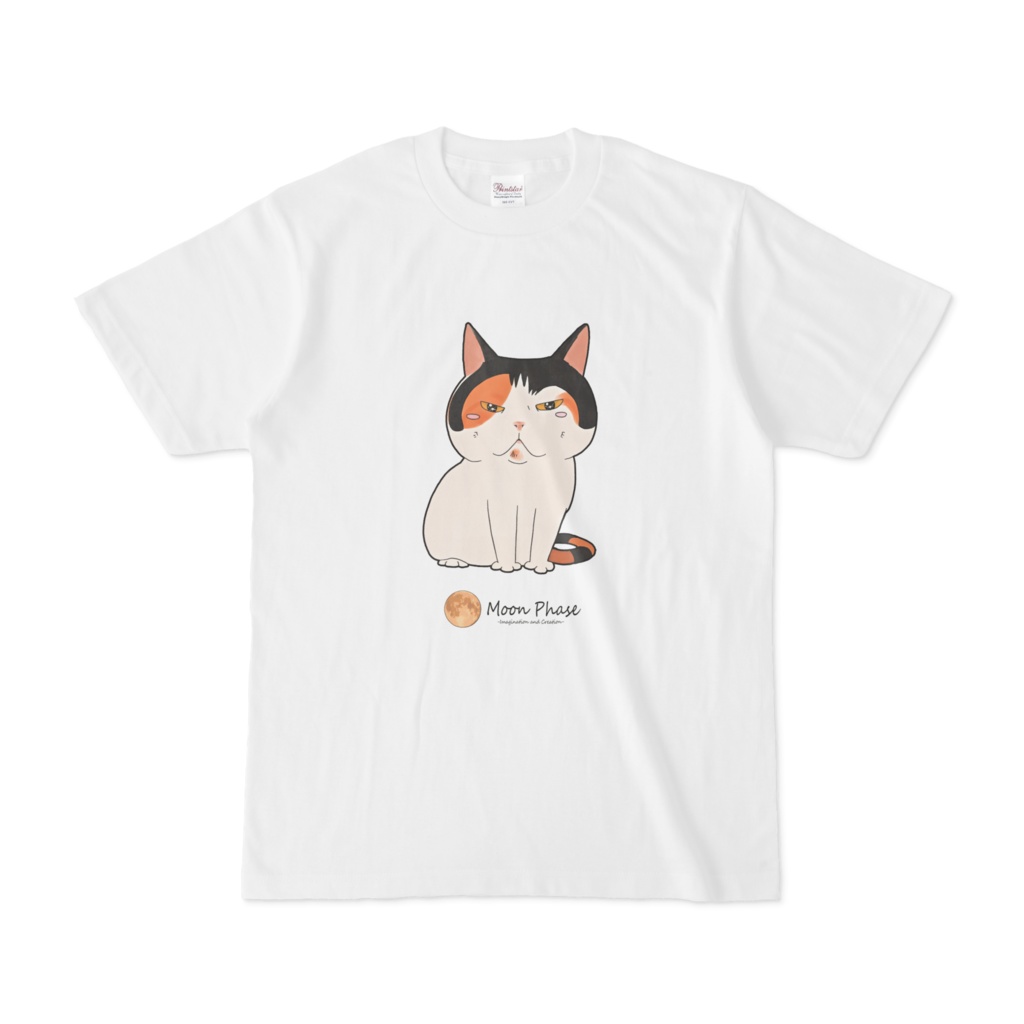 Tシャツ しーたろ すまし顔 Moon Phase Booth