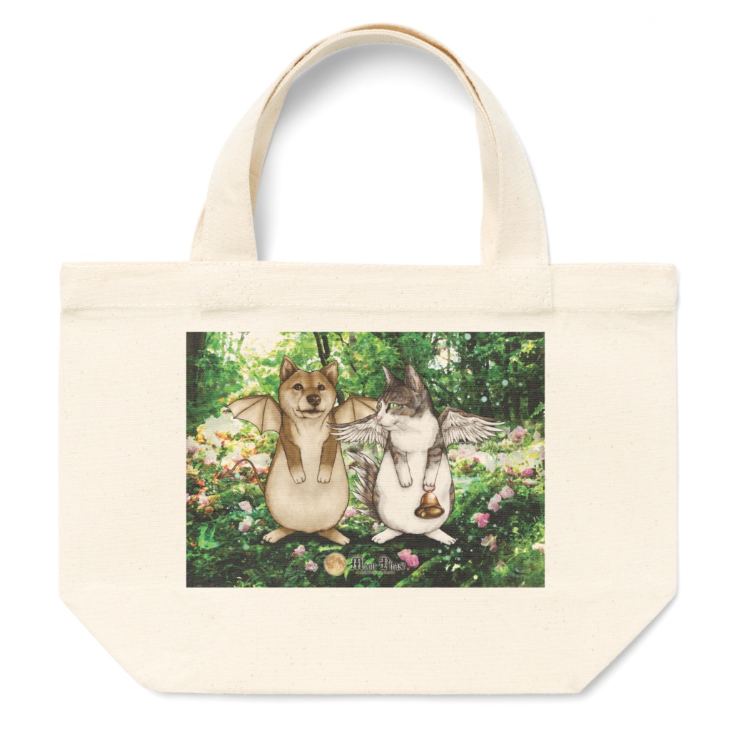 【トートバッグ】犬蝙蝠と猫鶏鐘