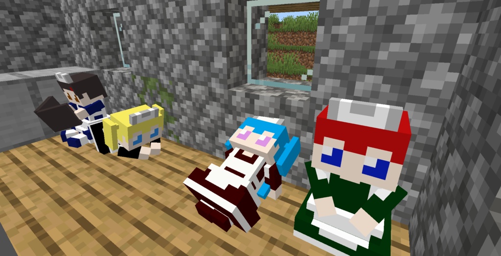 【Minecraft Bedrock Edition】銅ゴーレムメイド化リソースパック