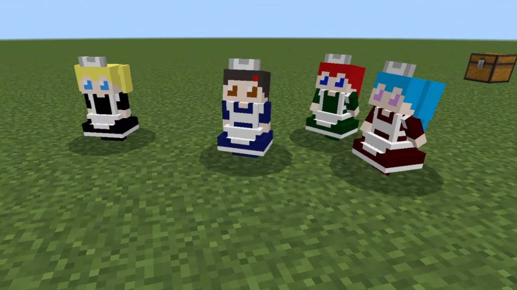 【Minecraft Bedrock Edition】銅ゴーレムメイド化リソースパック