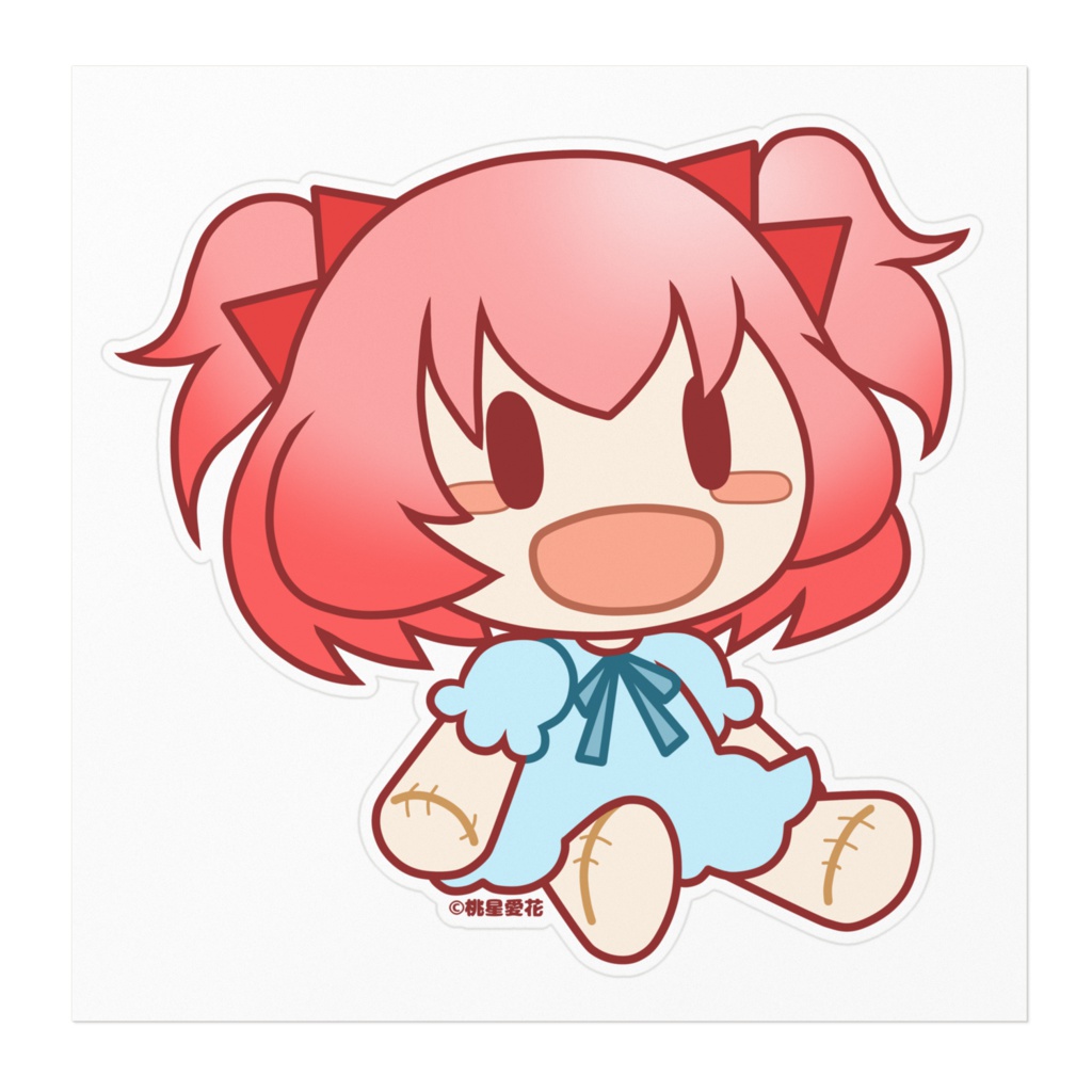 みがわりまなかステッカー