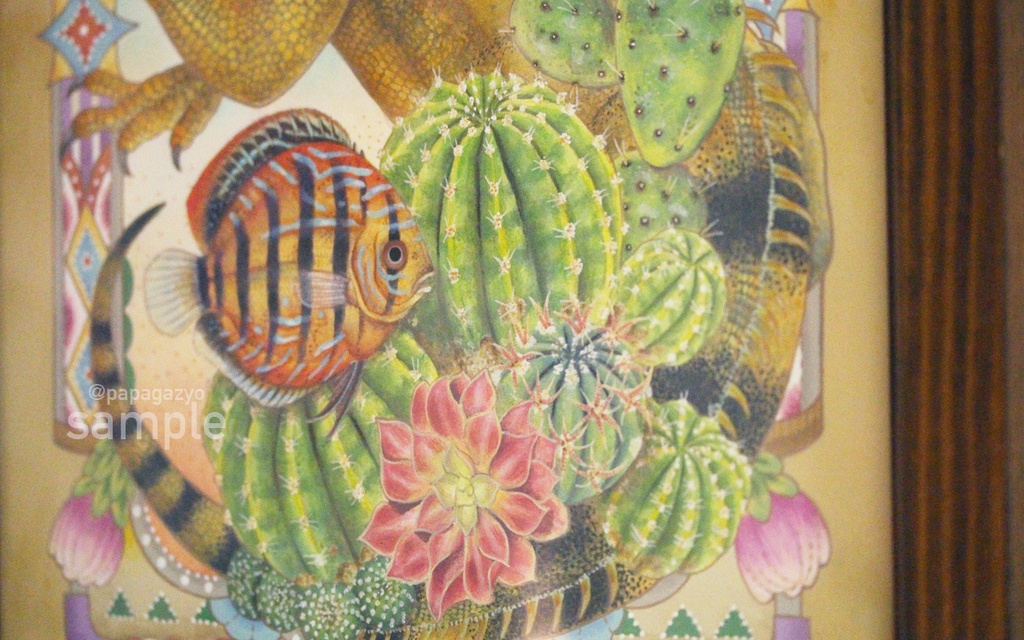 原画「Emerald Oasis」