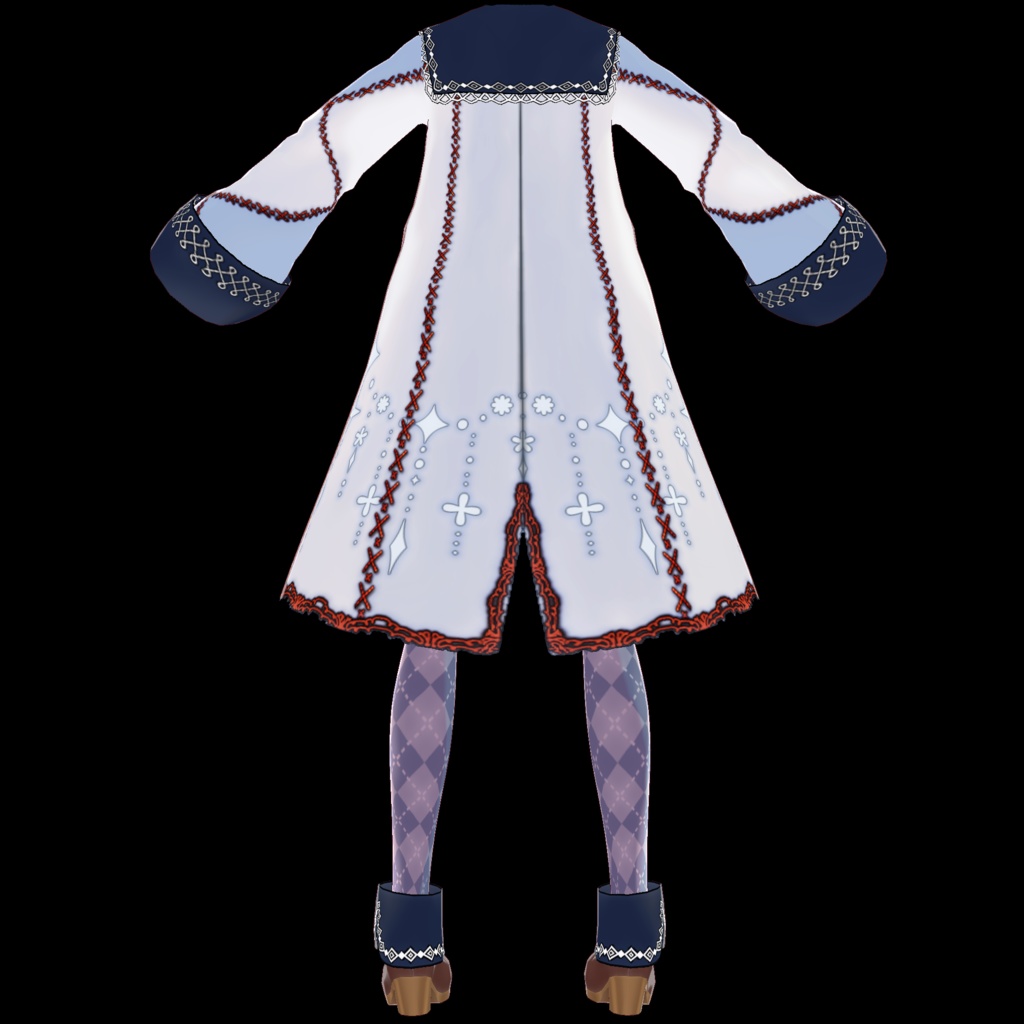 魔法使いみたいな錬金術師みたいな民族衣装っぽい服【XWear VRoid 衣装】Clothing that looks like a wizard, like an alchemist, like a folklorist