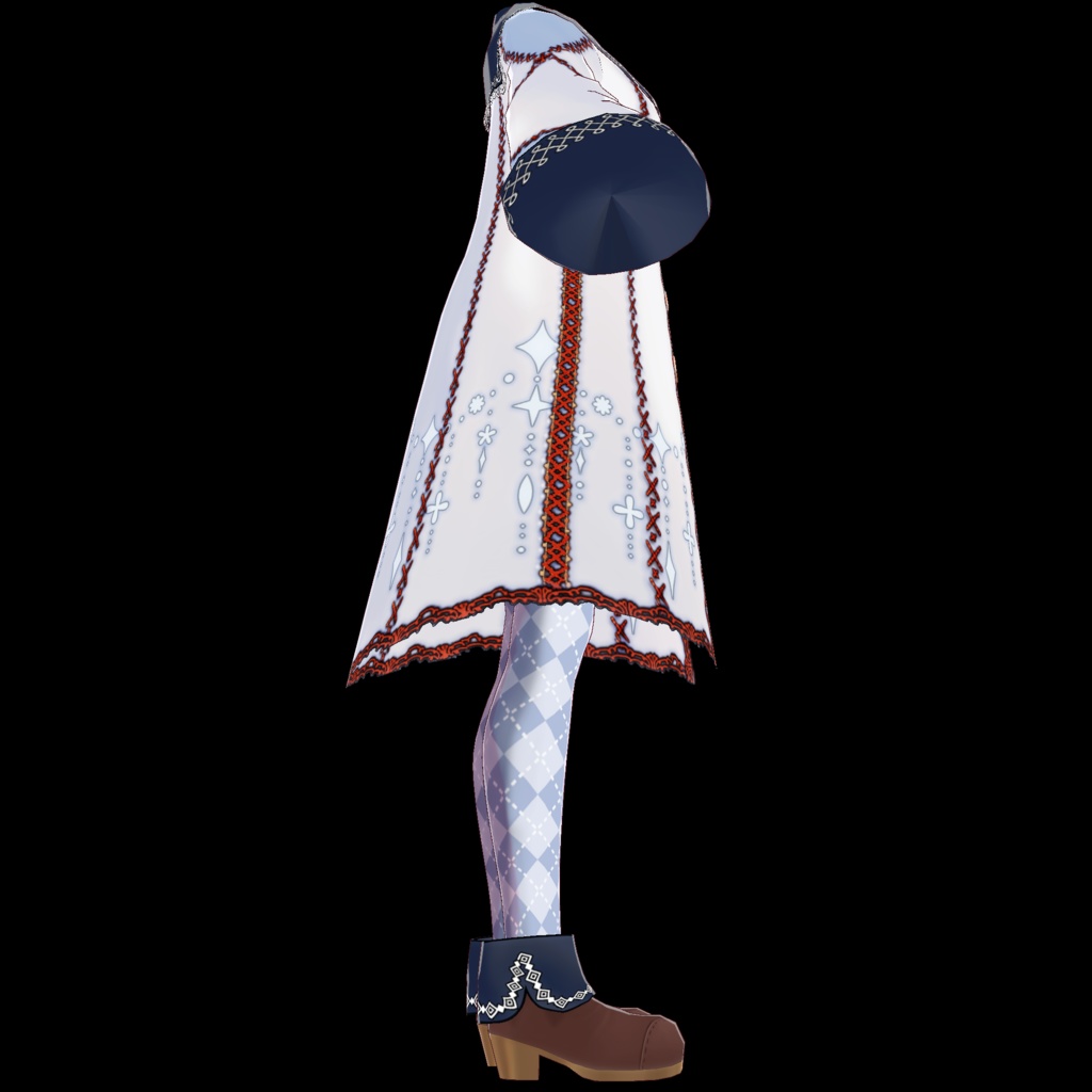 魔法使いみたいな錬金術師みたいな民族衣装っぽい服【XWear VRoid 衣装】Clothing that looks like a wizard, like an alchemist, like a folklorist