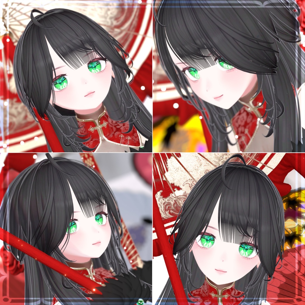 【しなの用 グレー無料 全10色】ジュエリーアイテクスチャ Shinano VRChat