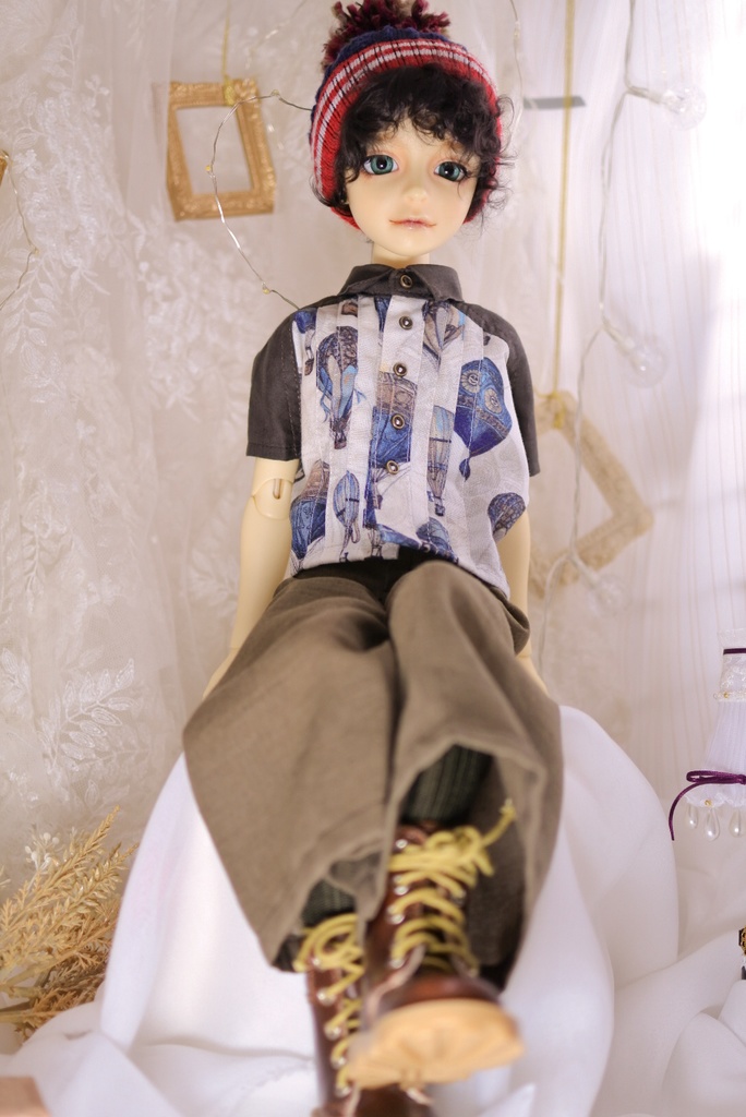 ピクニックの日のガウチョパンツ