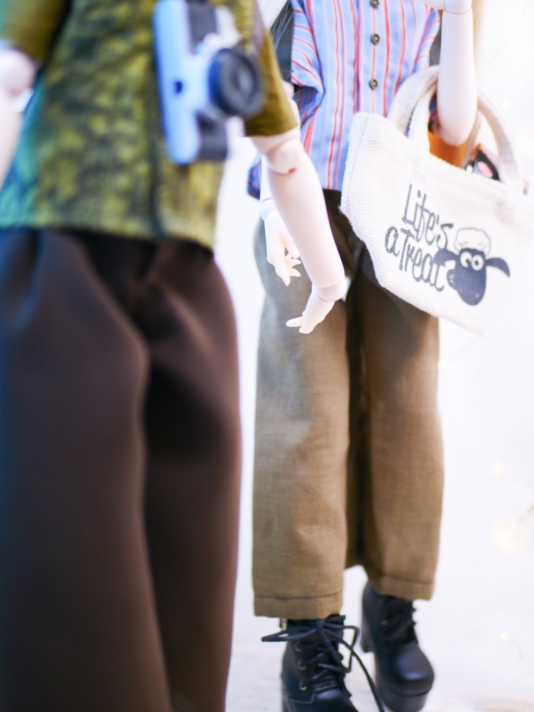 ピクニックの日のガウチョパンツ