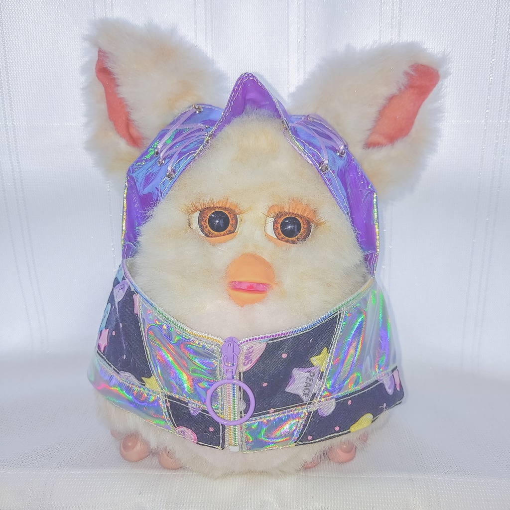 ファービー2 ホログラムの欠片パーカー⌑candy black⌑