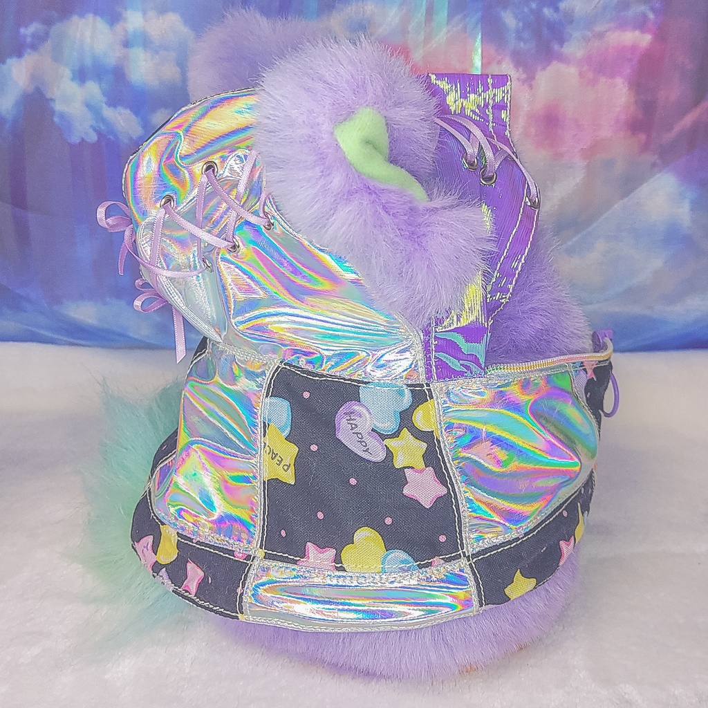 ファービー2 ホログラムの欠片パーカー⌑candy black⌑