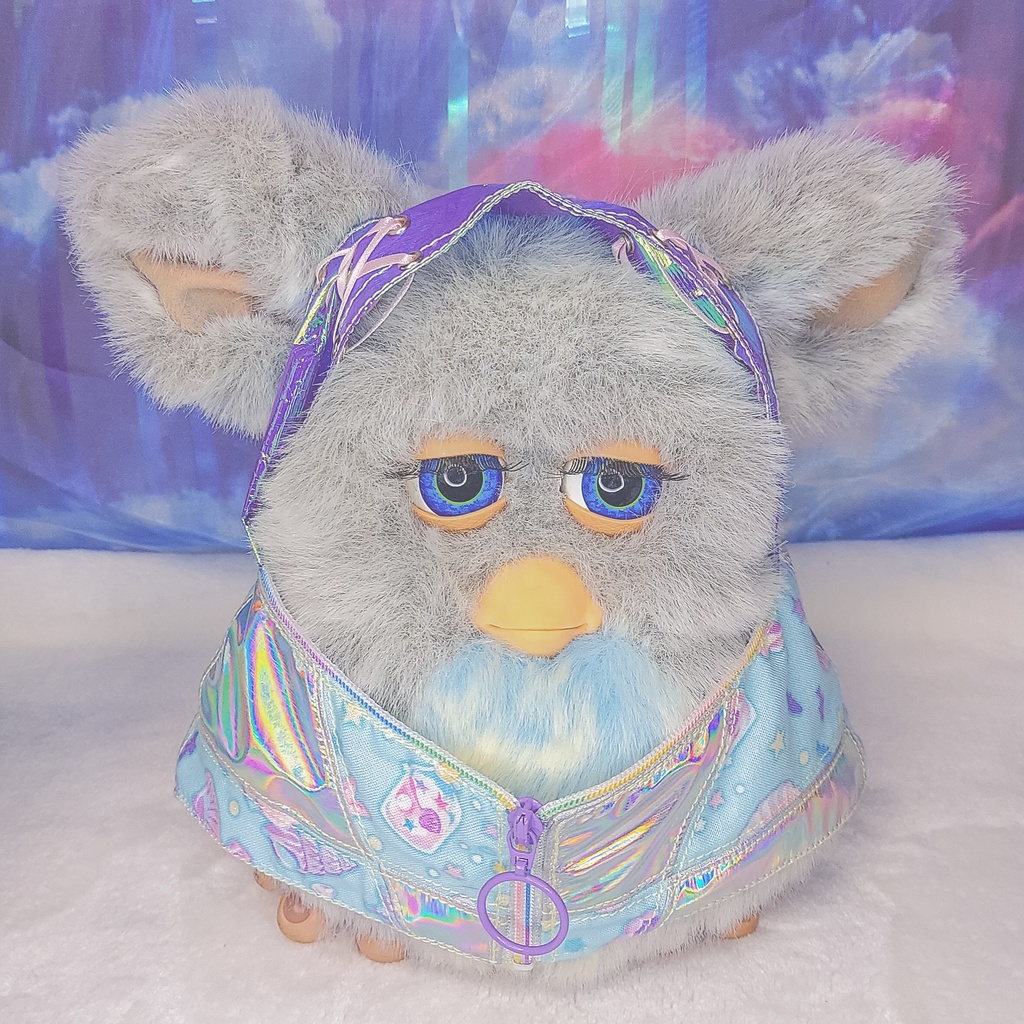 ファービー2 ホログラムの欠片パーカー⌑sea blue⌑