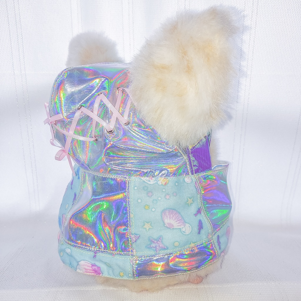 ファービー2 ホログラムの欠片パーカー⌑sea blue⌑