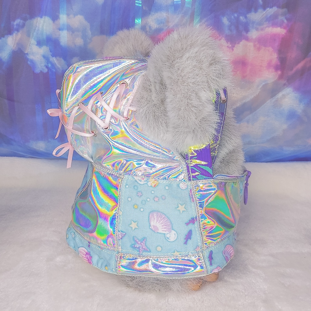 ファービー2 ホログラムの欠片パーカー⌑sea blue⌑