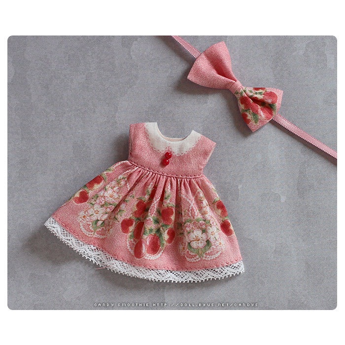 オビツ11ドレス / アップル&ブロッサム/ピンク色