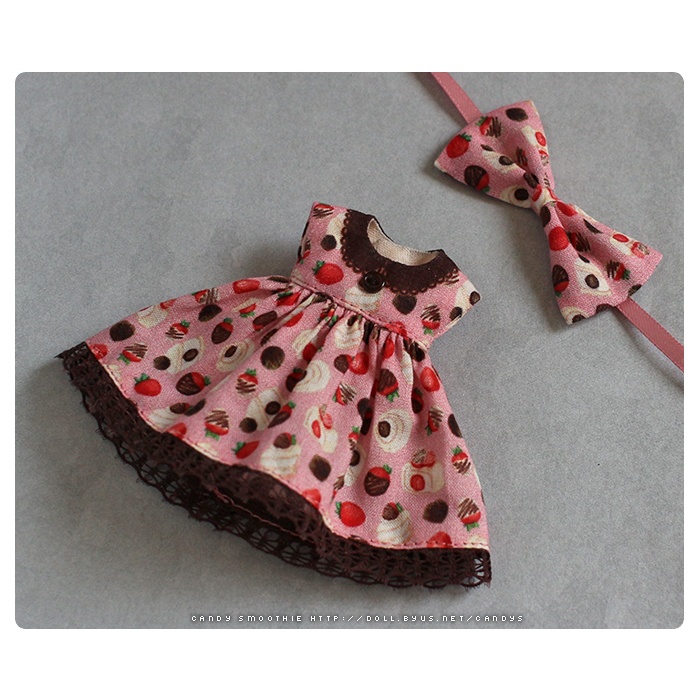 オビツ11ドレス / チョコ ベリーフェア・ピンク