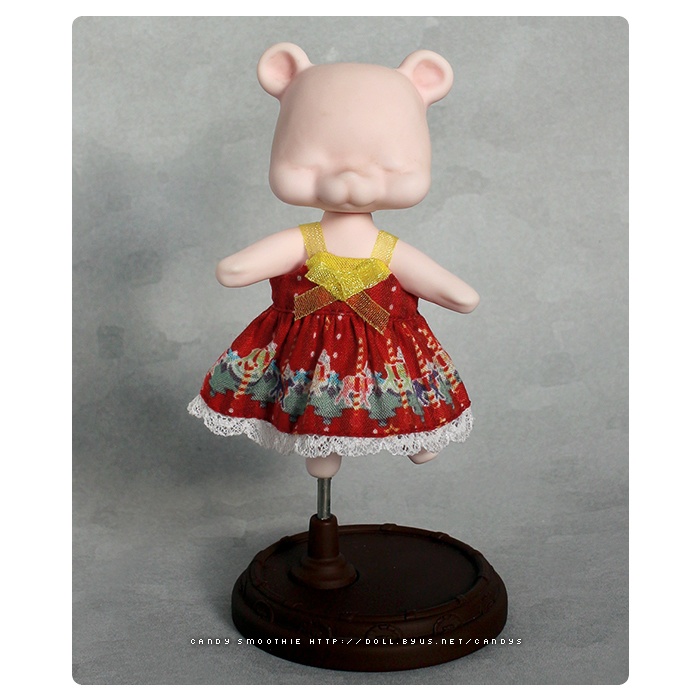 Cocoriang&Kumukuku ドレス / カルーセル ホリデー・レッド