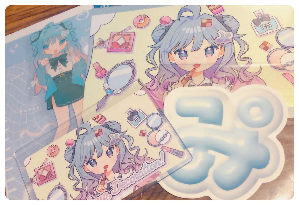 mIlImiiz 1st EP「Makeup,Decoration!」(5曲入りDLC)/ ポストカード2種set+ステッカー付き