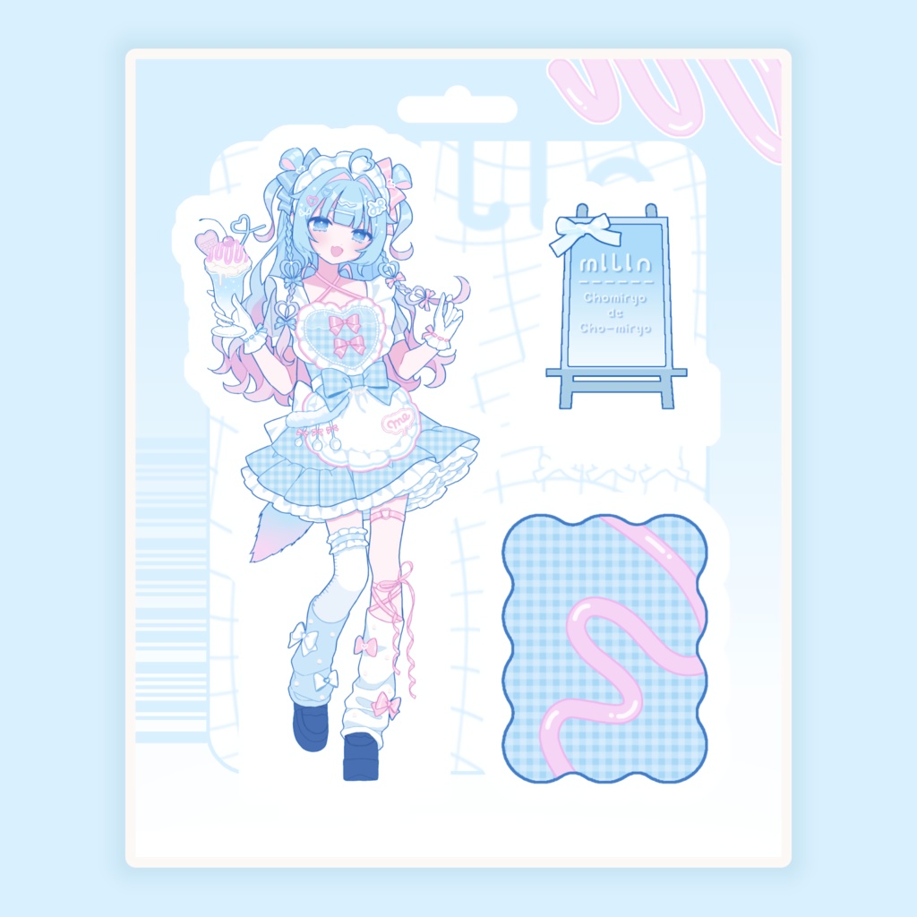 〈mIlIn立ち絵〉フレーム付きアクリルスタンド