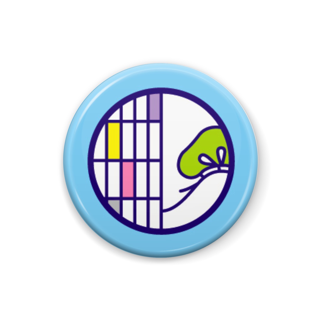 丸窓缶バッジ（島原）