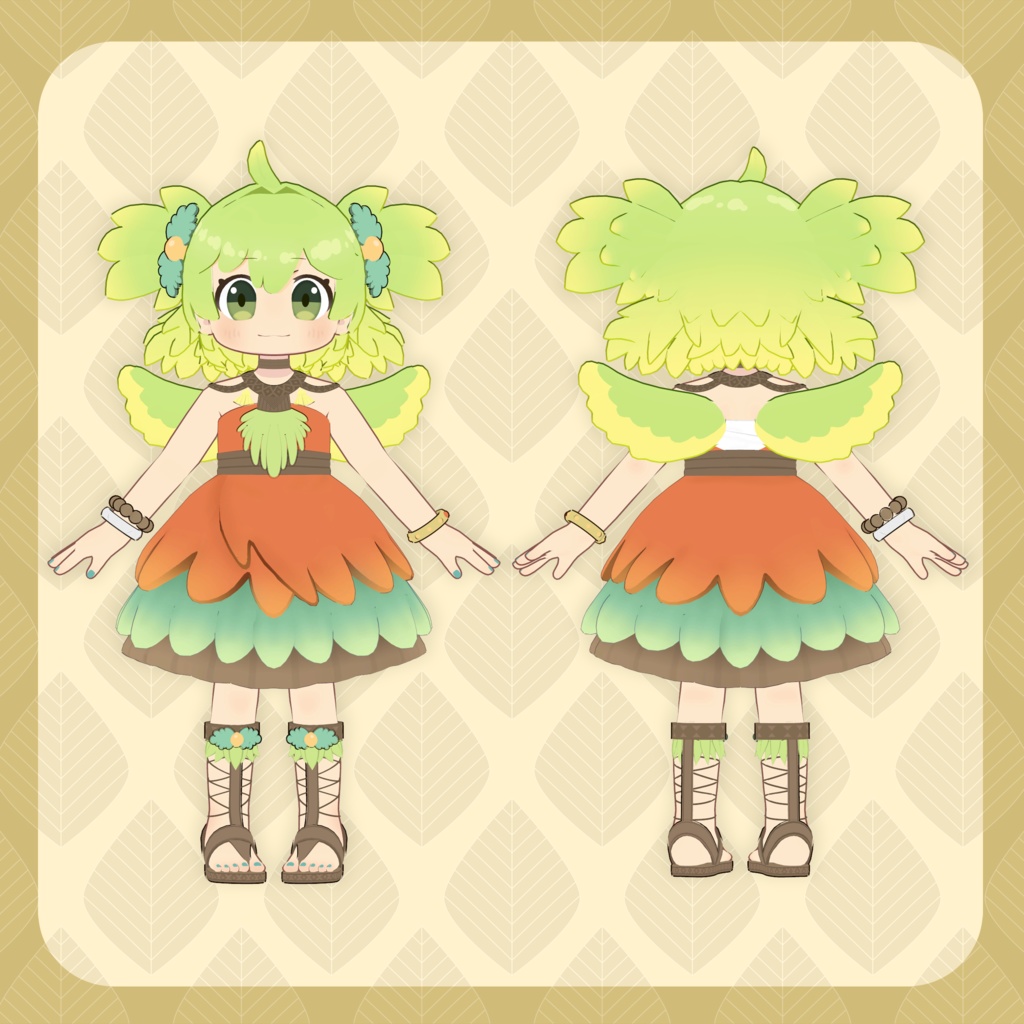 【オリジナル3Dモデル】Kapii -カピィ-