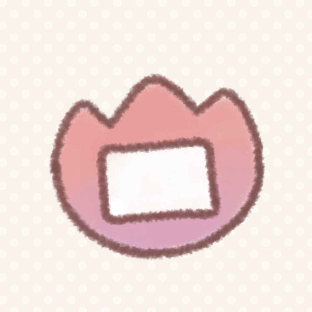 【フリーイラスト】ちゅーりっぷの名札