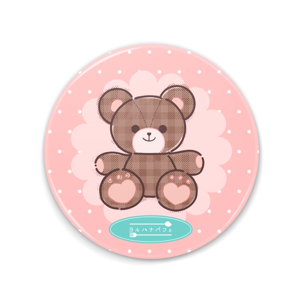 チェックアニマル缶ミラー