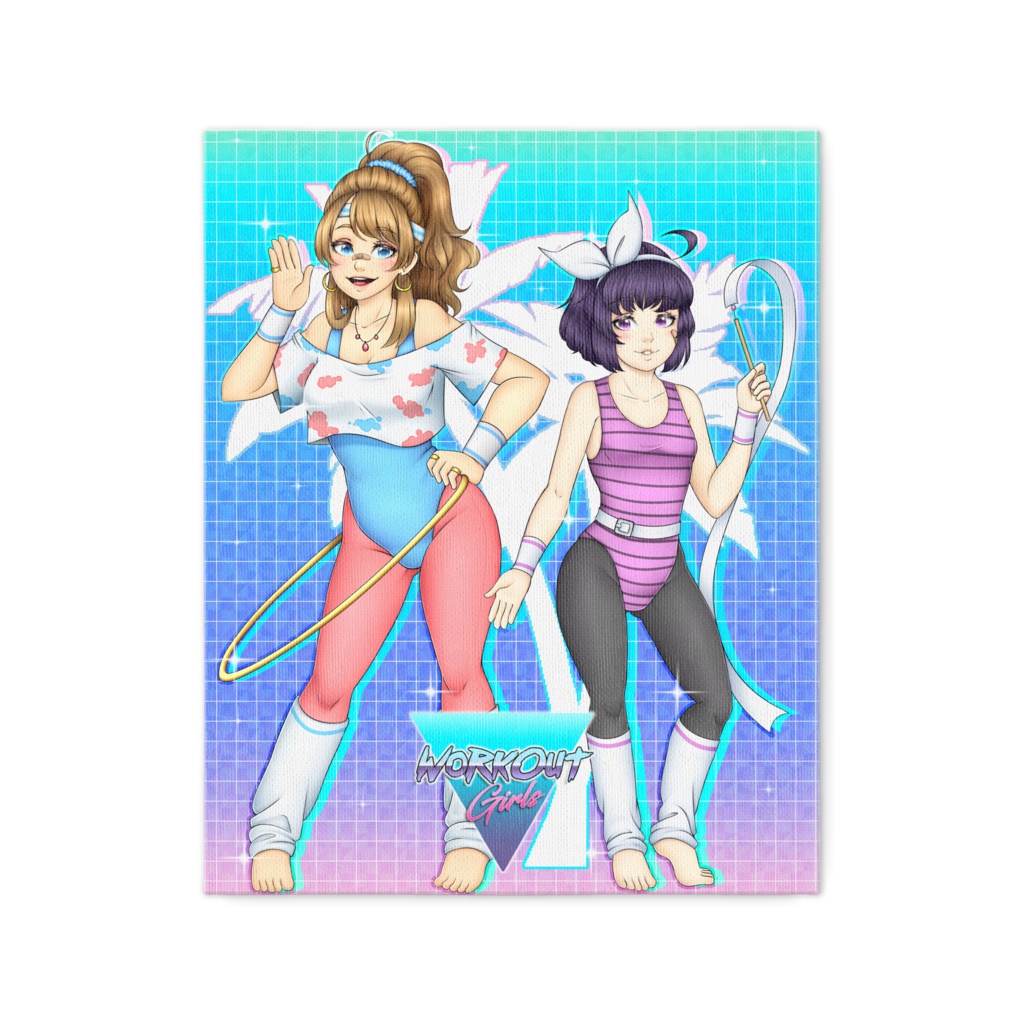 Workout Girls Canvas Print