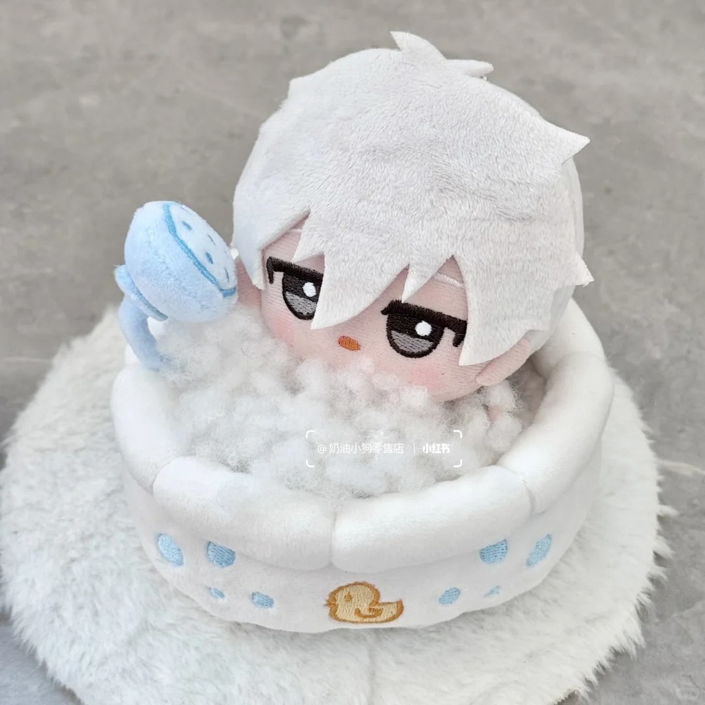 「通販」꒰クリームバブル꒱「10cmぬいぐるみ用バスタブ」