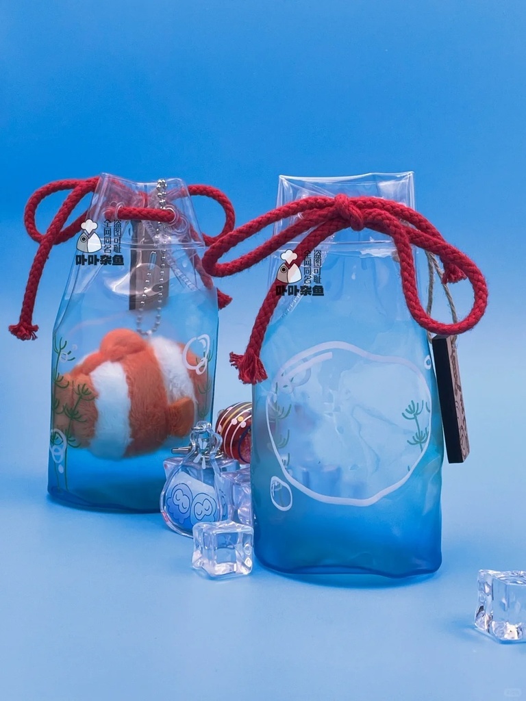 「通販」꒰金魚袋꒱「ぬいぐるみ用バッグ / ぬい用ポーチ」